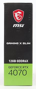 動作確認済み MSI RTX 4070 OC 12GB Amazon | MSI GeForce RTX 4070 GAMING X SLIM 12G ゲーミング